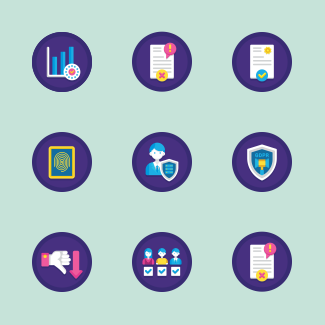 GDPR icons pack