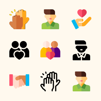 Friendship icons pack