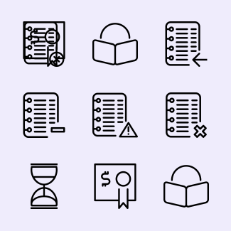 Education icons pack