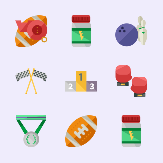 Sports icons pack