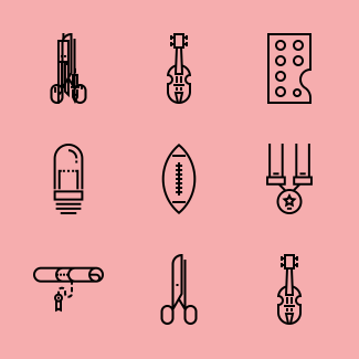Education icons pack