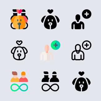 Friendship icons pack
