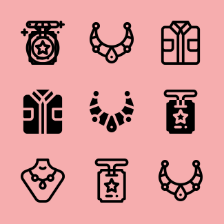Luxury Shop icons pack