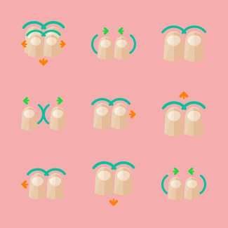 Finger Gestures icons pack