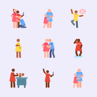 Maternity icons pack