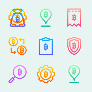 Bitcoin icons pack
