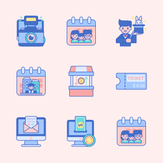 Event Management icons pack