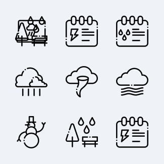 Weather icons pack