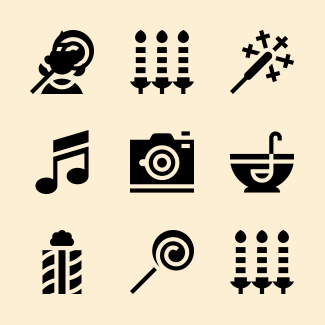 Birthday Party icons pack