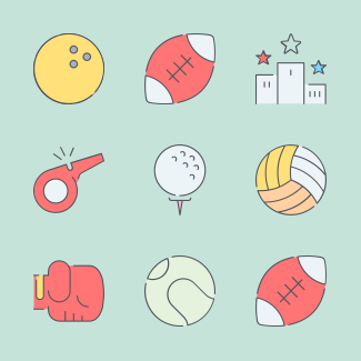 Sports icons pack