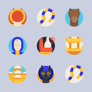 Egypt icons pack