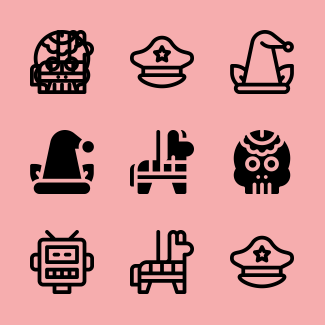 Costume Party icons pack