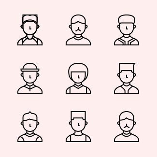 Avatars icons pack