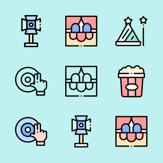 Scenic Arts icons pack