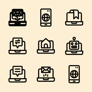 Contact Us icons pack