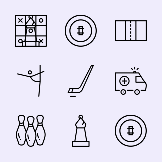 Sports icons pack