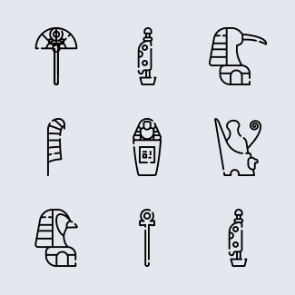 Egypt icons pack