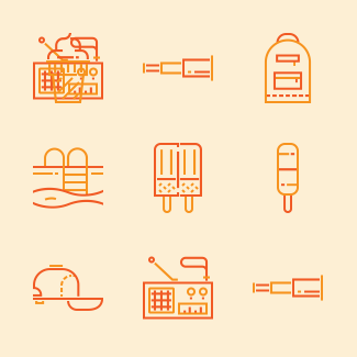 Summer Elements icons pack