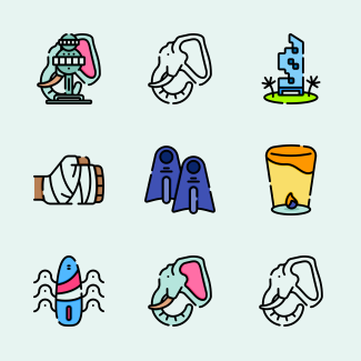 Thailand icons pack