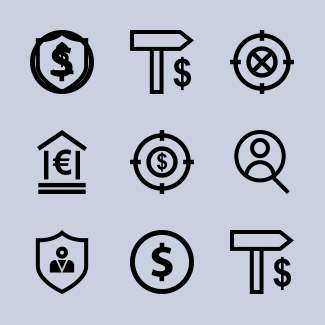 Business Icon Glyph icons pack