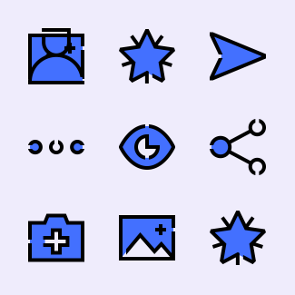 Photo Social Media icons pack