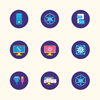 computer science icons pack