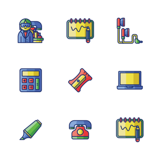 Back to School icons pack