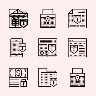 Anti Virus and Security Set icons pack