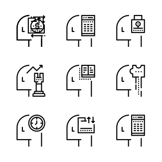 Human Mind icons pack