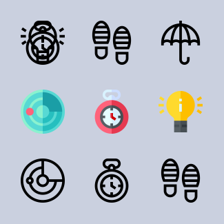 Private Detective icons pack