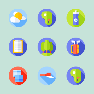 Golf icons pack