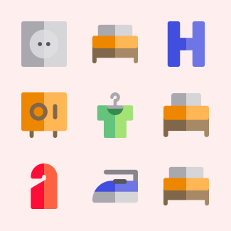 Hotel Compilation icons pack