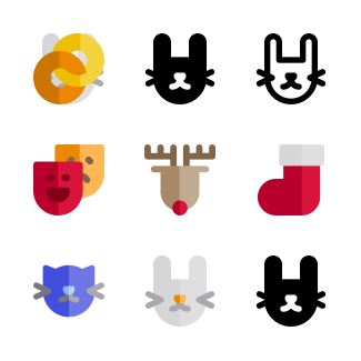 Holiday Element Set icons pack