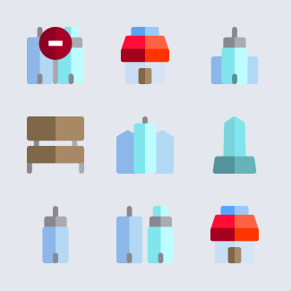 City & Enviroment icons pack