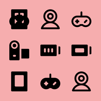 Electronics icons pack
