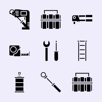 Construction icons pack