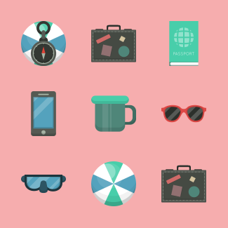 Travel Compilation icons pack