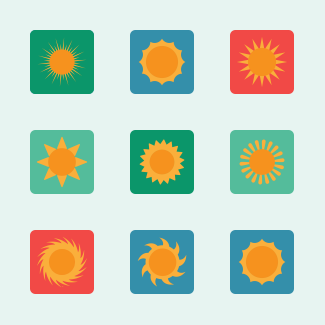Sun Icon Collection icons pack