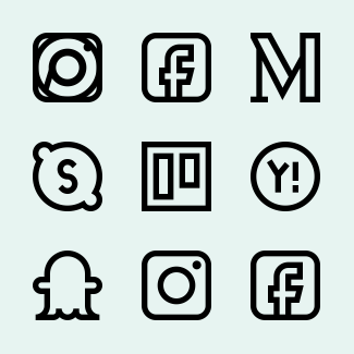 Social Media icons pack