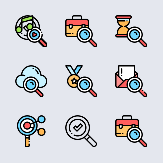 Search icons pack
