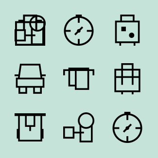 Mixed Travel Elements icons pack