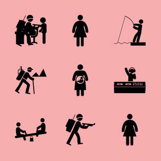 Humans icons pack