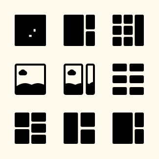 Grid icons pack