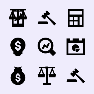 Finance Fill icons pack