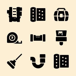 Home Repair Fill icons pack
