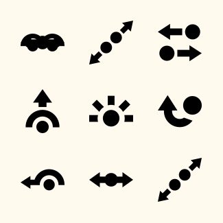 Touchscreen icons pack