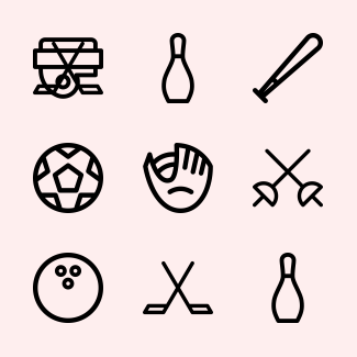 Sport Equipment icons pack