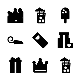 Happy Birthday icons pack