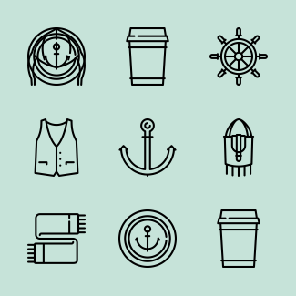 Hipster Style icons pack