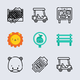 In the zoo icons pack